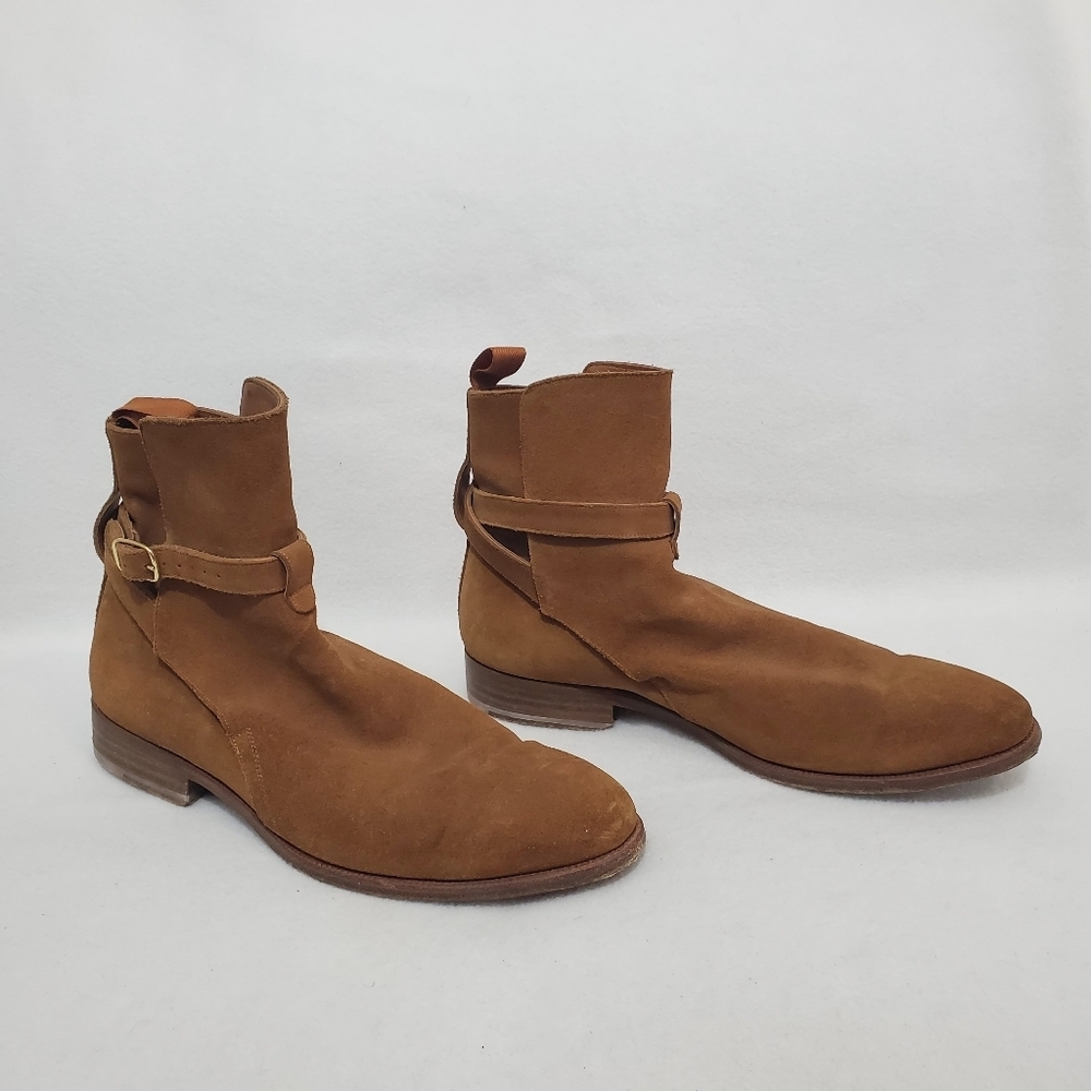 Fugashin Pour Story Et Fall Tan Calf Suede Boots